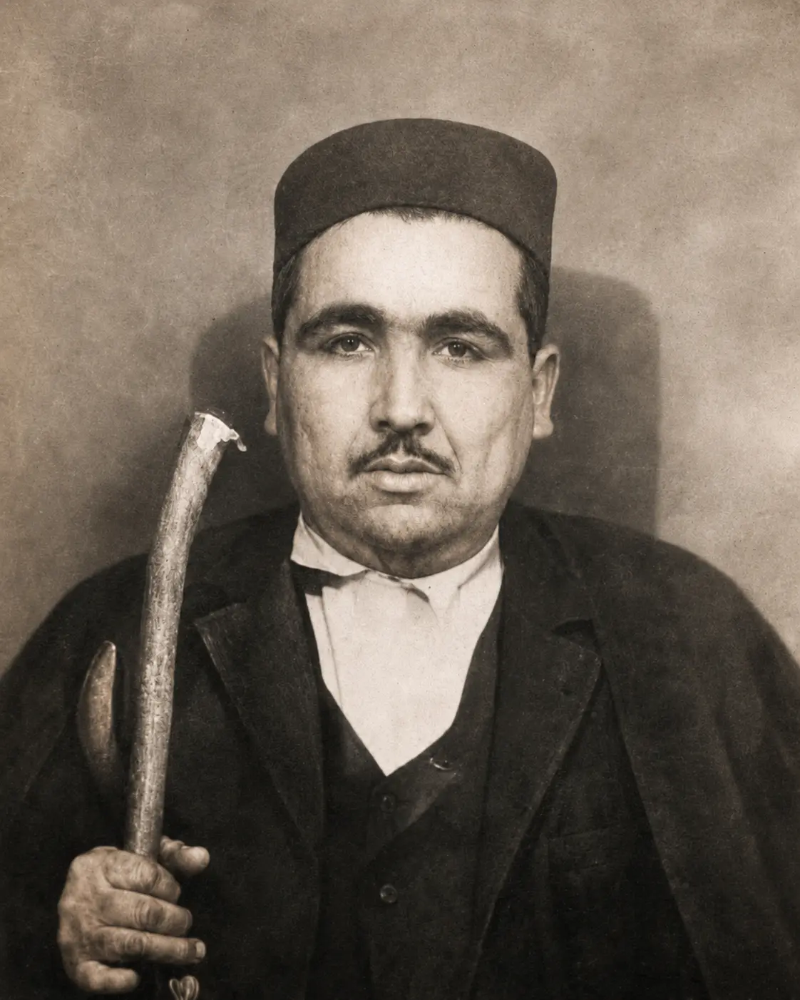 Historisches Porträt von Jdidi Hassouna, dem Großvater von Lassad